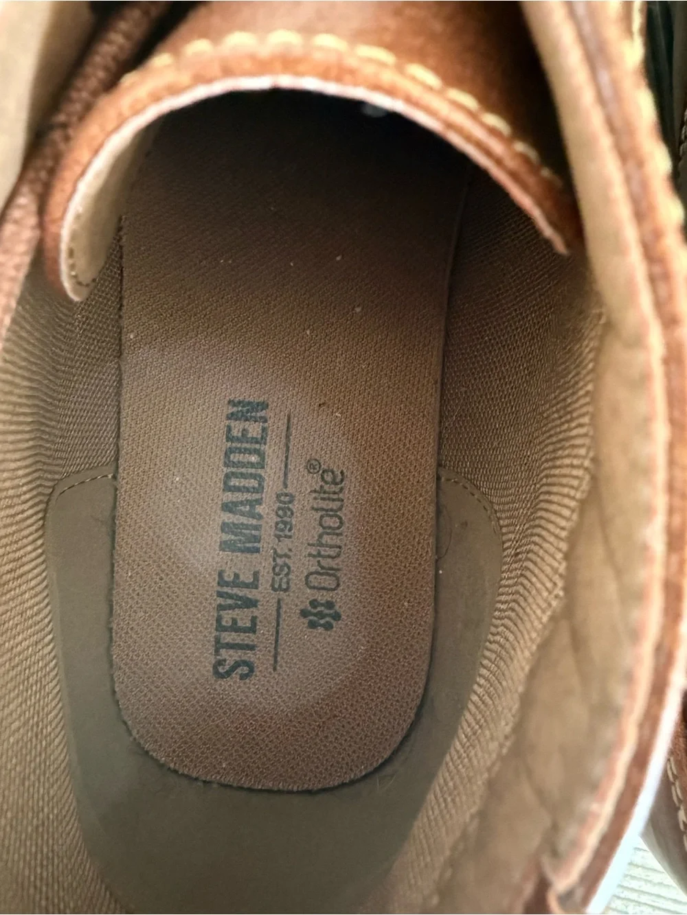 Steve Madden Men’s Brown Chukka Lace-Up Boots